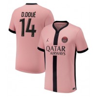 Dres Paris Saint-Germain Desire Doue #14 Tretina 2024-25 Krátky Rukáv